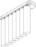 Systèmes de rideaux à bandes verticales SG 2950