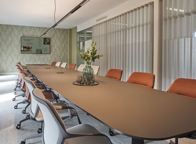 Systèmes de rideaux, SG 6970, Colorama 2 Multicolour, Targobank, Mainz, Germany