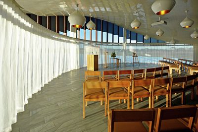 Systèmes de rideaux, SG 5600, Customer Fabrics, Bunurong Memorial Park – The Sanctuary, Bangholme, Australia, Wave