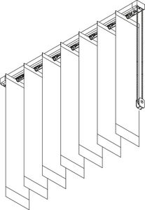 Systèmes de rideaux à bandes verticales SG 2810