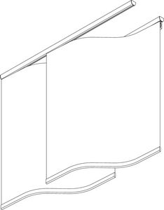 Systèmes parois japonaises SG 2740 Wave Panel