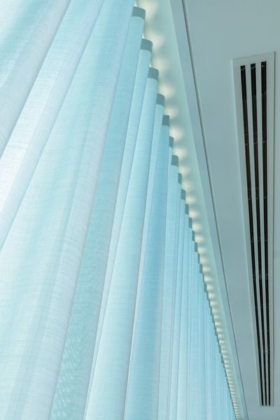 Systèmes de rideaux, SG 5600, Colorama 1, Virgin Money, Glasgow, Scotland, United Kingdom