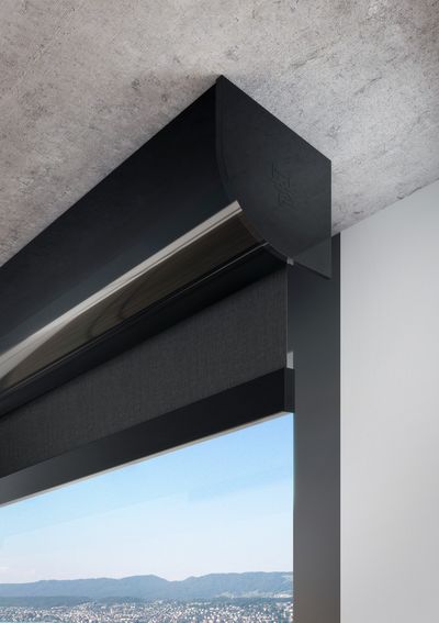 Systèmes stores enrouleurs, SG 4970, Colorama 1 Alu, Fascia round