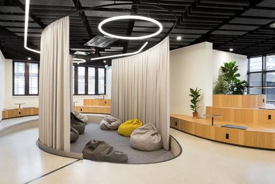 Systèmes de rideaux, SG 6100, Colorama 2 Multicolour, HUBB Biologiezentrum Universität Wien, Vienna, Austria