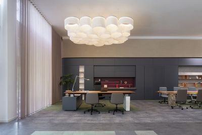 Tringles à rideaux à tirage électrique, SG 5600, Colorama 1, UFOU Showroom, Shanghai, China